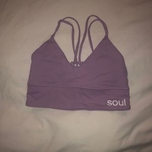 Pink Soulcycle Lululemon bra